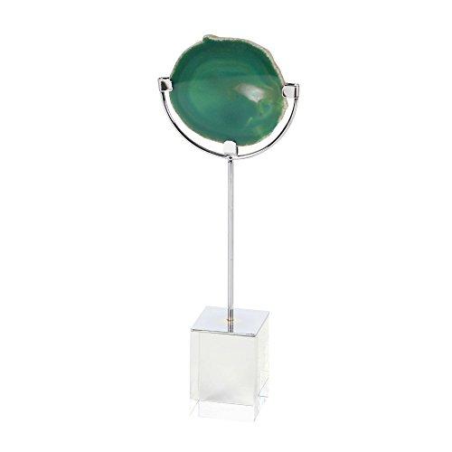 Algopix Similar Product 6 - Benzara Mesmerizing Metal Agate Glass