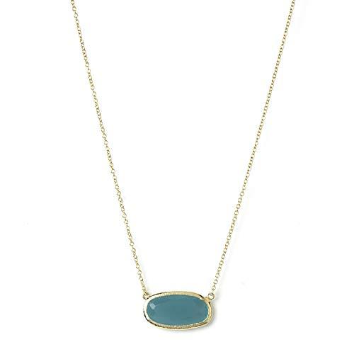 Algopix Similar Product 5 - Rivka Friedman 18K Gold Clad Chalcedony