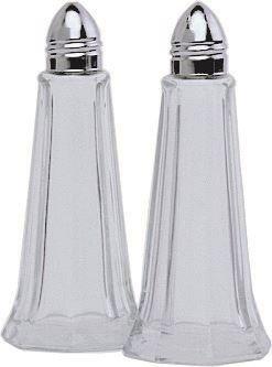 Algopix Similar Product 7 - Glass Lighthouse Pepper Shaker Silver