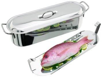 Algopix Similar Product 18 - Horwood SSteel 50cm Fish Poacher