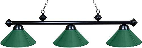 Algopix Similar Product 2 - Ozone Black Pool Table Light with Green