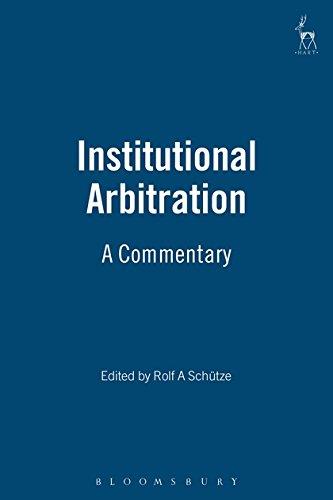 Algopix Similar Product 8 - Institutional Arbitration: A Commentary