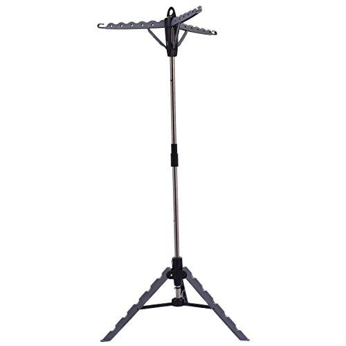 Algopix Similar Product 3 - TANGKULA Tripod Rack Clothes Hanger