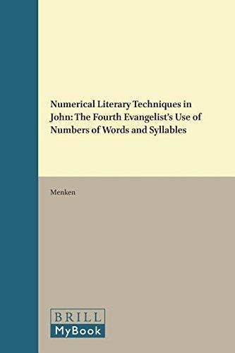 Algopix Similar Product 4 - Numerical Literary Techniques in John
