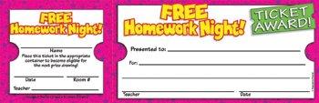 Algopix Similar Product 4 - * FREE HOMEWORK NIGHT TICKET AWARDS