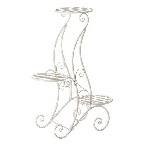 Algopix Similar Product 10 - Curlicue Design ThreeLevel White Iron