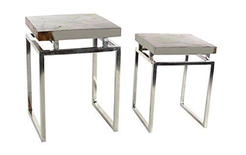 Algopix Similar Product 11 - Benzara Modish Table Set of 2 in Teak