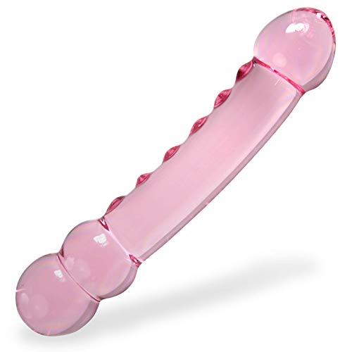 Algopix Similar Product 10 - LeLuv Pink Glass Curved DoubleEnded