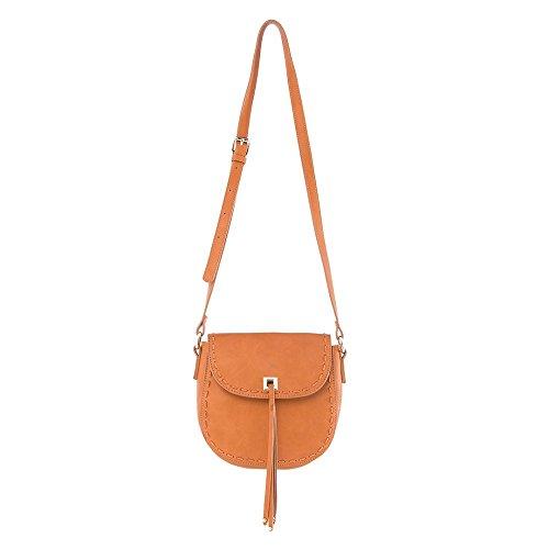 Algopix Similar Product 16 - Shiraleah Olivia Bag, Saddle