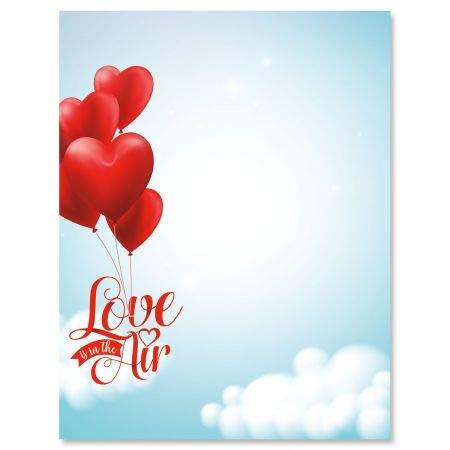 Algopix Similar Product 14 - Love in The Air Letter Papers  Set of