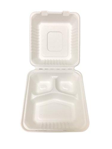 Algopix Similar Product 5 - Primeware Bagasse Hinged Lid Container
