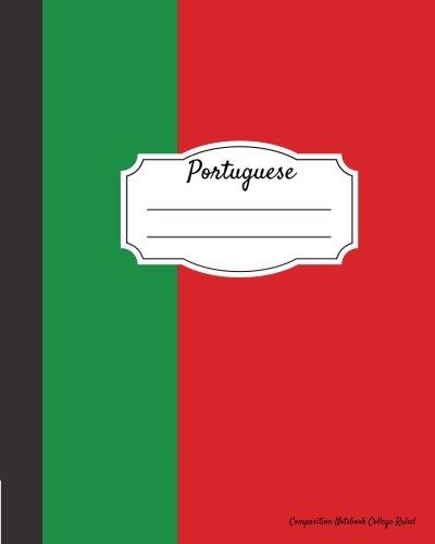 Algopix Similar Product 4 - Portuguese Composition Notebook College