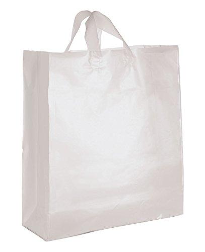 Algopix Similar Product 13 - Jumbo Clear Frosted Plastic Shopping