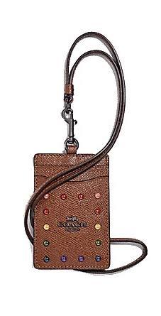 Algopix Similar Product 17 - Coach Lanyard ID Card Case with Rainbow