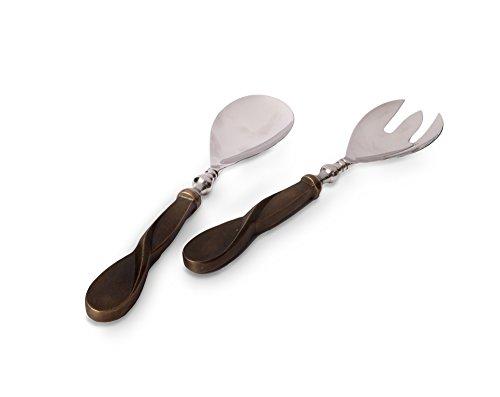 Algopix Similar Product 12 - Eclipse Salad Serving Set Bronze