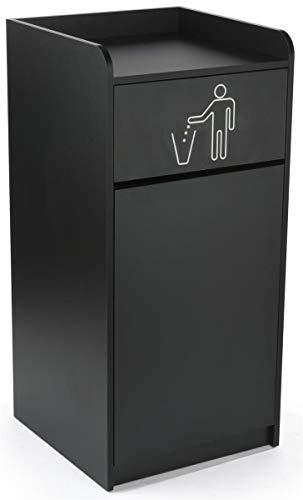 Algopix Similar Product 1 - Displays2go Commercial Garbage Can with