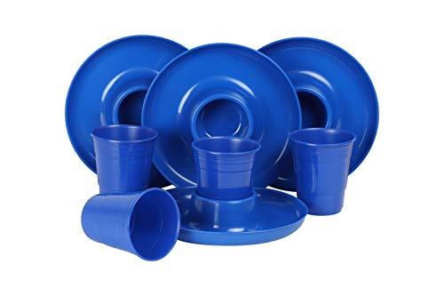 Algopix Similar Product 13 - GreatPlate GPGCPBLU4x4AZ Blue Combo