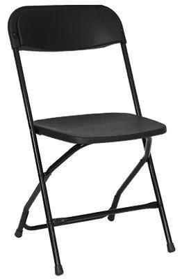 Algopix Similar Product 17 - PRE Sales Black Plastic Folding Chair