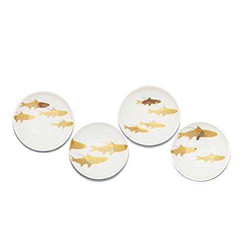 Algopix Similar Product 15 - Caskata School of Fish Gold  Platinum