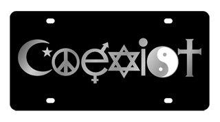 Algopix Similar Product 1 - Coexist License Plate