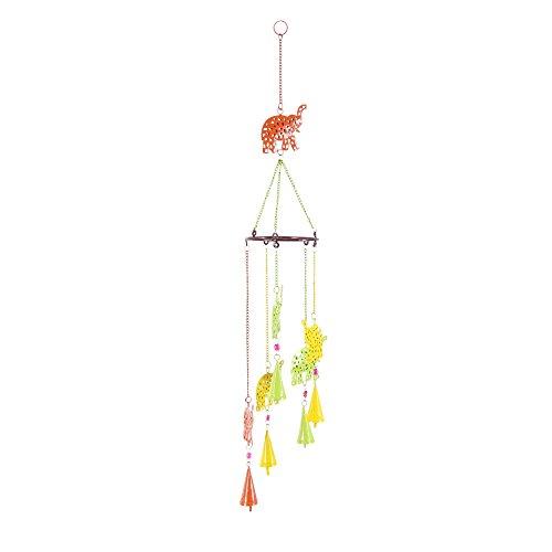 Algopix Similar Product 3 - Benzara Psychedelic Metal Elephant Wind