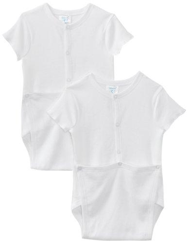 Algopix Similar Product 5 - 2 pack Wrap Bodysuit, White, 18 Months