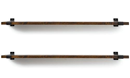 Algopix Similar Product 13 - Modern Industrial Shelves in Dark