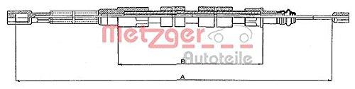 Algopix Similar Product 15 - METZGER Replacement Hand Brake Cable
