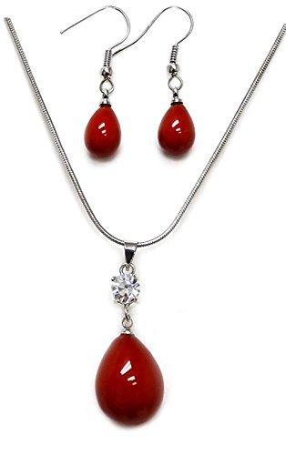 Algopix Similar Product 19 - Pearl Bead Necklace  Earrings Gift