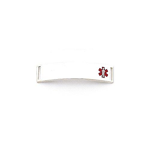Algopix Similar Product 20 - Goldia Sterling Silver 10mm Medical ID