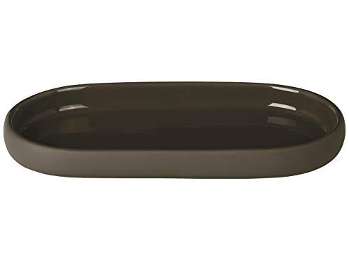 Algopix Similar Product 9 - Blomus Oval Tray  SONO  Tarmac Olive