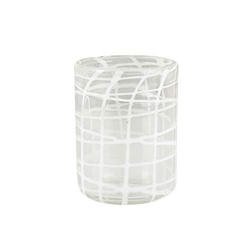 Algopix Similar Product 11 - Checkered colored glasses  Set of 4