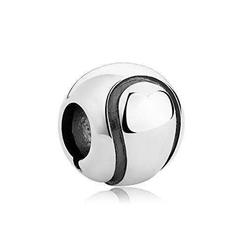 Algopix Similar Product 2 - Bella  Beau Polished Silver Charm