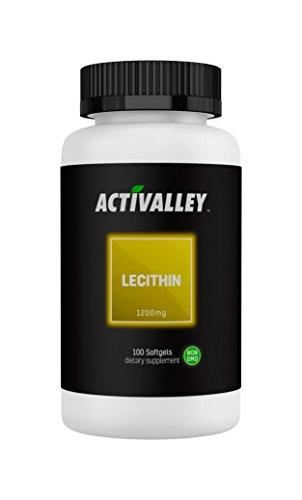 Algopix Similar Product 7 - Activalley Lecithin 1200  100 Softgels