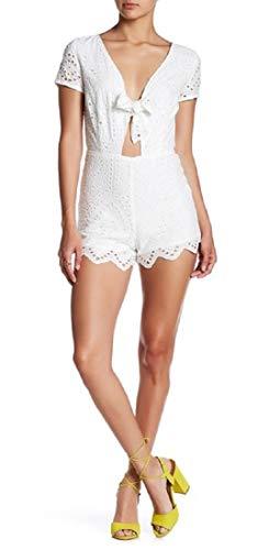 Algopix Similar Product 8 - Lea  Viola Eyelet Tie Front Romper