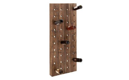 Algopix Similar Product 11 - Benzara Wall Wood Wine Rack