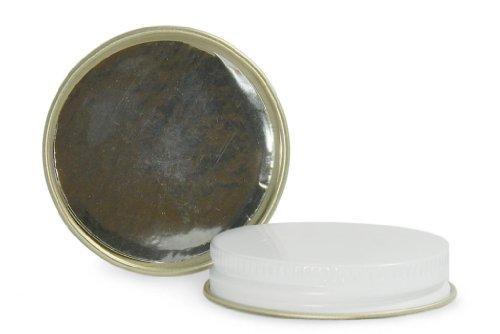 Algopix Similar Product 6 - Qorpak CAP06646 White Metal Cap with