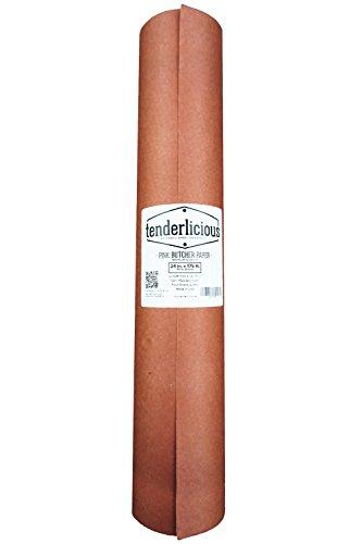 Algopix Similar Product 14 - Pink Butcher Kraft Paper Roll  24 x