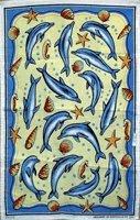 Algopix Similar Product 6 - Australiana Tea Towel - Dolphins