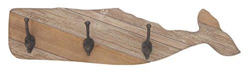 Algopix Similar Product 17 - Benzara Appealing Wood Fish Wall Hook