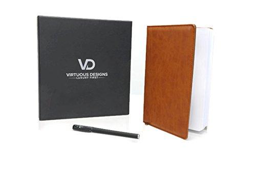 Algopix Similar Product 15 - Brown Leather Notebook Journal Gift