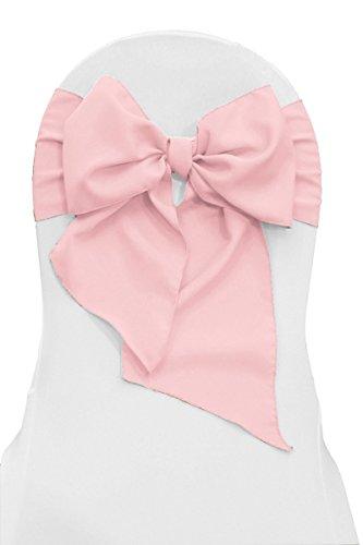 Algopix Similar Product 4 - LA Linen Polyester Poplin Chair Bow