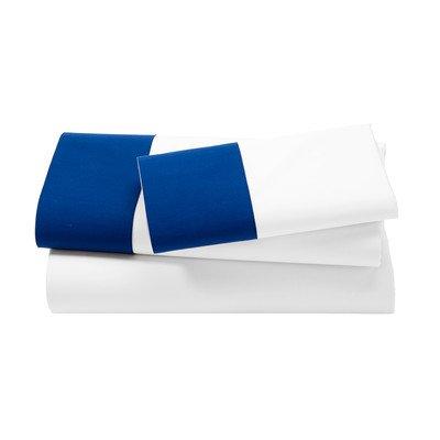 Algopix Similar Product 7 - Modern Border Kids Navy Sheet Set Size