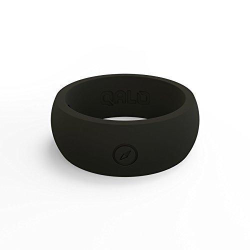 Algopix Similar Product 11 - QALO Mens Black Classic Quality Q2X