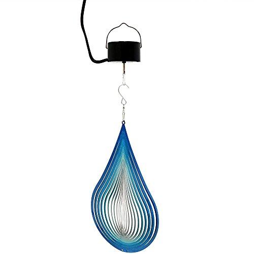 Algopix Similar Product 19 - Sunnydaze Waterdrop 3D Whirligig Wind