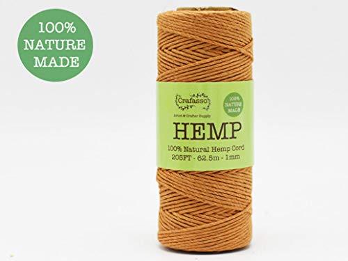 Algopix Similar Product 7 - Crafasso Hemp Twine Cord Spool 205ft