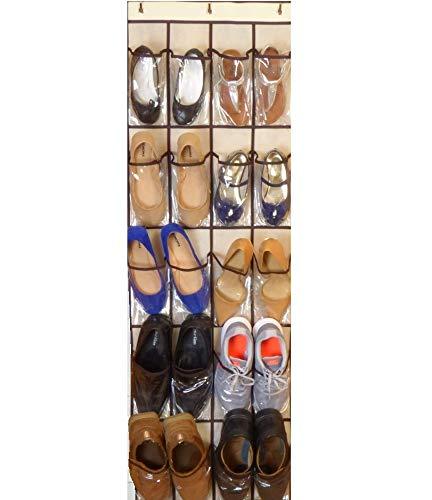 Algopix Similar Product 6 - 20 Pocket OverDoor Shoe Organizer in