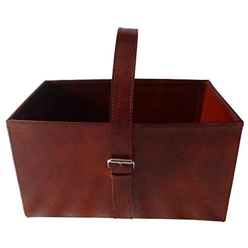 Algopix Similar Product 3 - Benzara Handy Single Hand Basket, Red