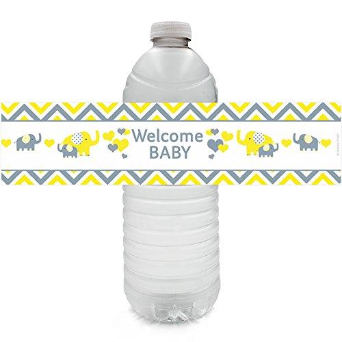 Algopix Similar Product 20 - Yellow and Gray Elephant  Unisex Baby