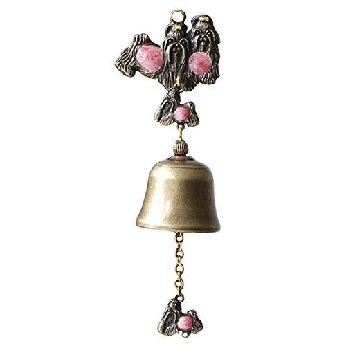 Algopix Similar Product 2 - Shih tzu Shopkeepers Bell Vintage Door